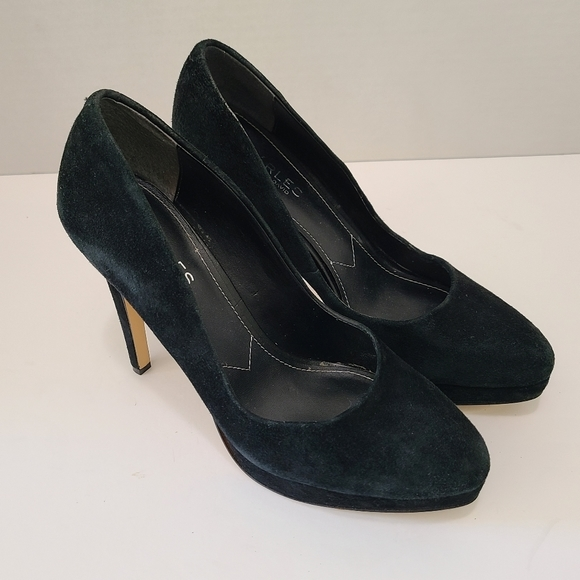 Charles David Shoes - Black Charles David Suede Platform Heels Size 7.5